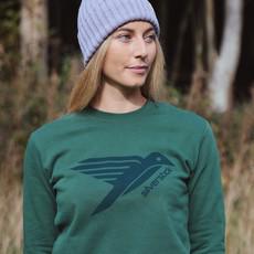 logo organic cotton sweat via Silverstick