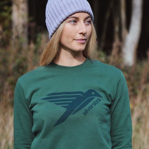logo organic cotton sweat from Silverstick