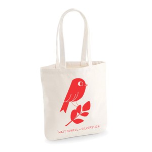 matt sewell organic cotton tote bag from Silverstick