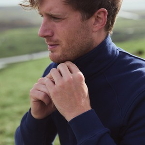 nevis organic cotton quarter zip from Silverstick