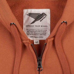 tobias organic cotton zip hoodie from Silverstick