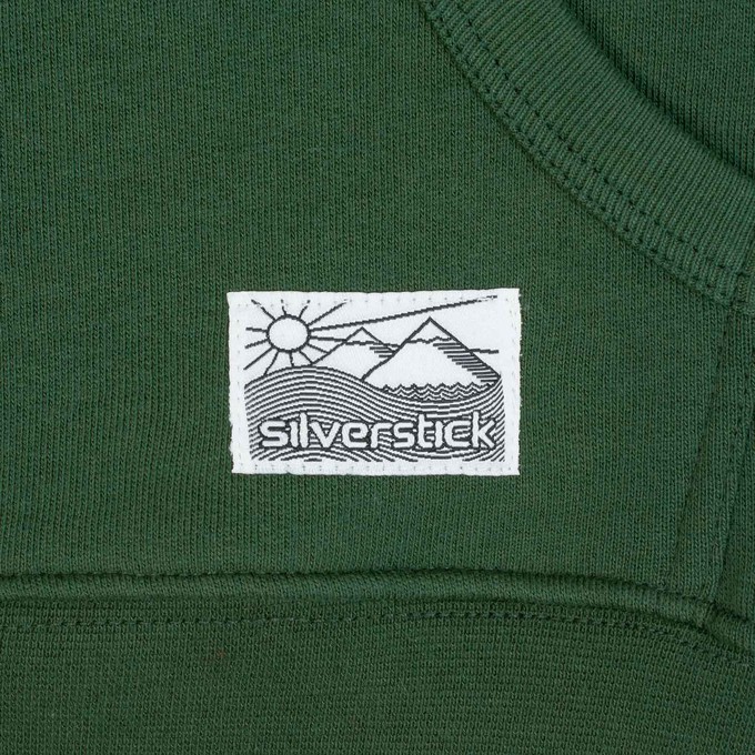 logo organic cotton hoodie from Silverstick