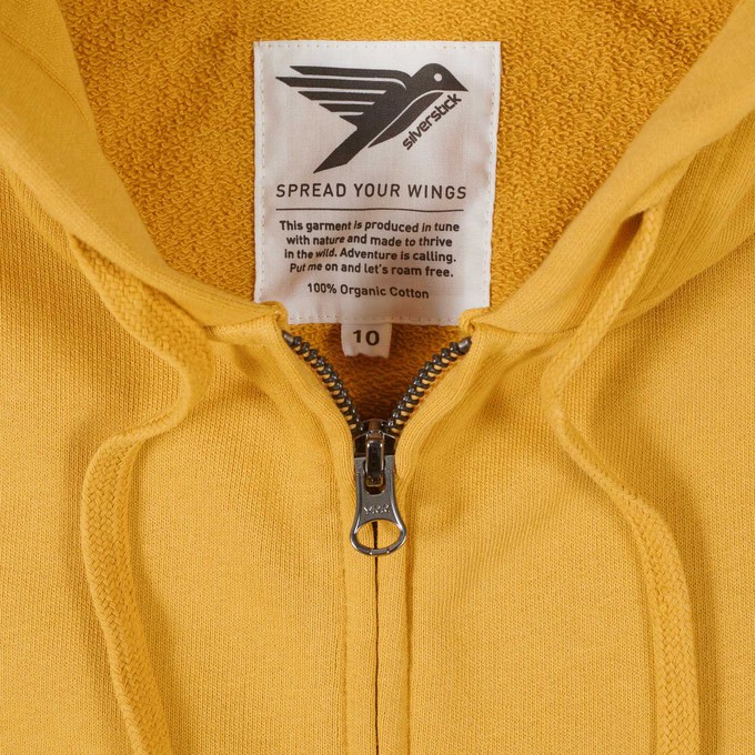 agnes organic cotton zip hoodie from Silverstick
