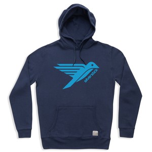logo organic cotton hoodie from Silverstick
