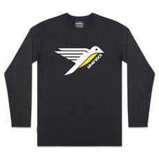 original logo organic long sleeve tee via Silverstick