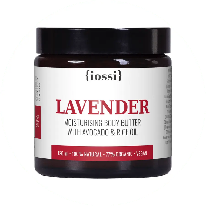 Lavendel Feuchtigkeits Körperbutter mit Avocado & Reisöl from Skin Matter