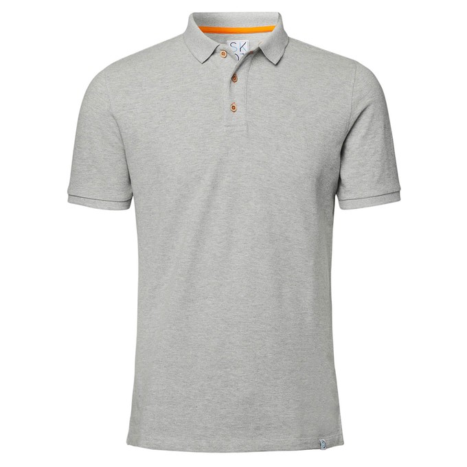 Polo - Sustainable - Grey Melange from SKOT