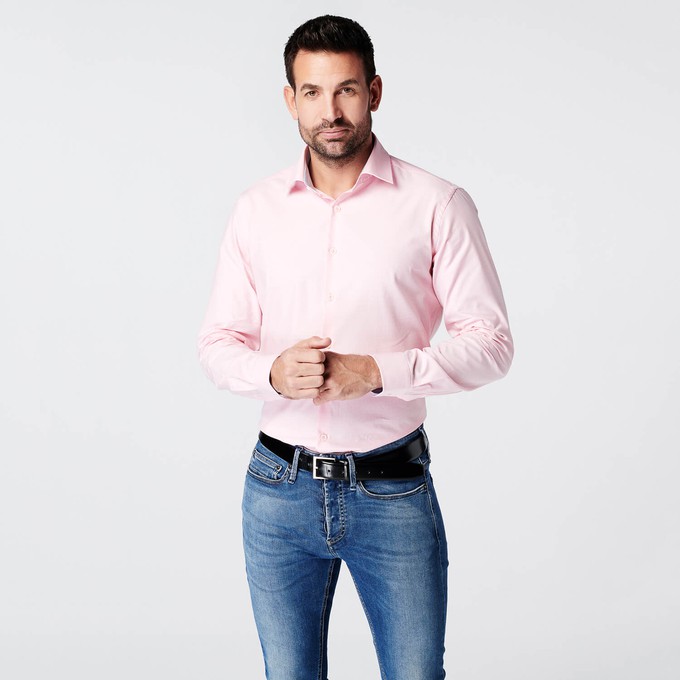 Shirt - Slim Fit - Checkered Pink from SKOT
