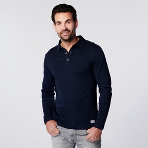 Longsleeve Polo - Navy from SKOT