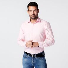 Shirt - Slim Fit - Checkered Pink via SKOT