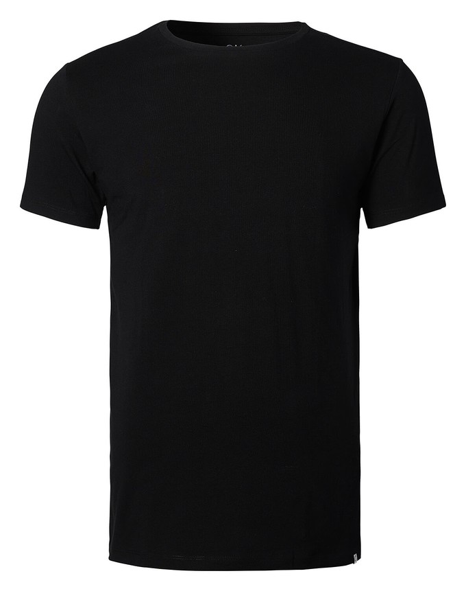 T-shirt Black Round Neck Men | 2-pack | Slim Fit from SKOT