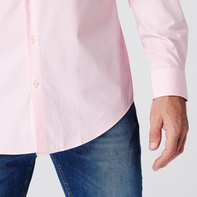 Shirt - Slim Fit - Checkered Pink from SKOT