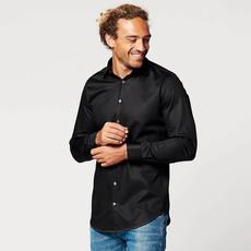 Shirt - Slim Fit - Circular Black via SKOT
