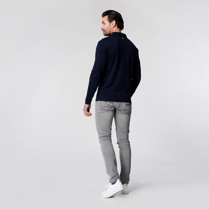 Longsleeve Polo - Navy from SKOT