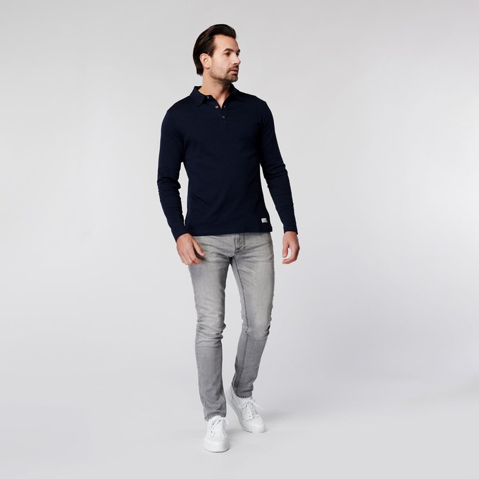 Longsleeve Polo - Navy from SKOT