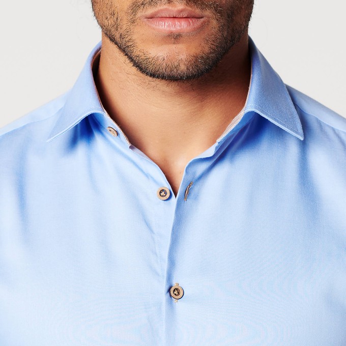 Shirt - Slim Fit - Circular Blue Contrast from SKOT