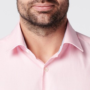 Shirt - Slim Fit - Checkered Pink from SKOT