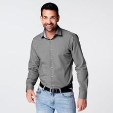 Shirt - Slim Fit - Checkered Black via SKOT