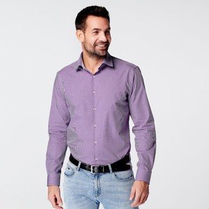 Shirt - Slim Fit - Checkered Purple from SKOT