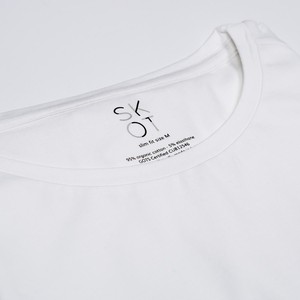 T-shirt White Round Neck Men | 2-pack | Slim Fit from SKOT