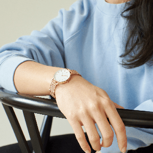 White Mini Solar Watch | Green Vegan Leather from Solios Watches
