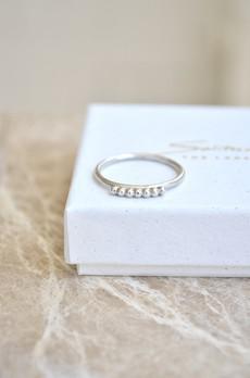 Seven Dot Ring - Silver from Solitude the Label