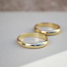 Classic wedding band slim - Gold 14k via Solitude the Label