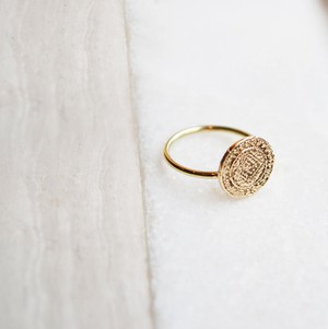 Coin Ring - Gold 14k from Solitude the Label