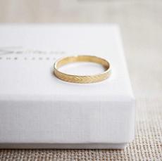 Structure Ring - Gold 14k via Solitude the Label