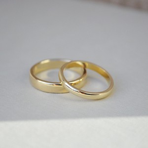 Modern wedding band slim - Gold 14k from Solitude the Label