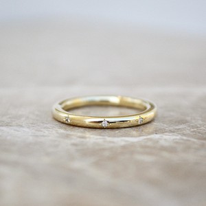 Saturn diamond ring - Gold 14k & Diamonds from Solitude the Label