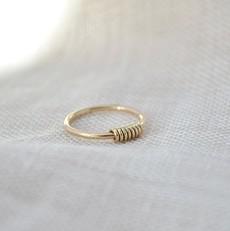 Swirl Ring - Gold 14k from Solitude the Label