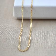Figaro Necklace Men - Gold 14k via Solitude the Label