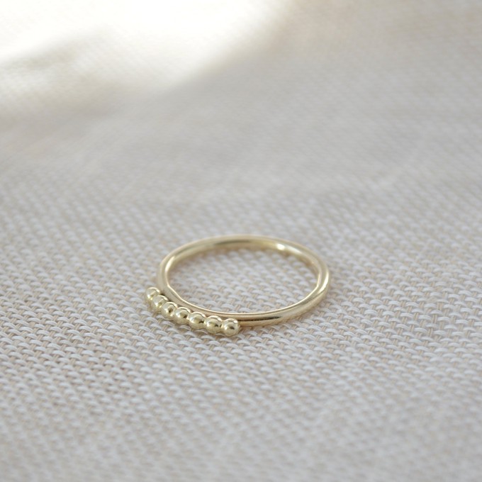 Seven Dot Ring - Gold 14k from Solitude the Label