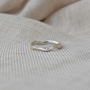 Wave Ring - Silver from Solitude the Label