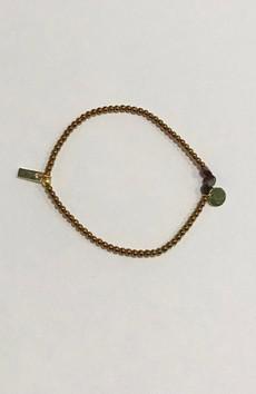 Bracelet Heart Golden via Sophie Stone