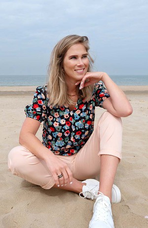 Rez trousers pink from Sophie Stone