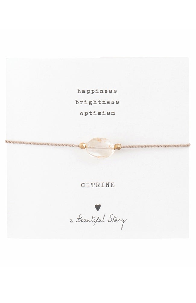 Gemstone Cards Bracelet - various colors from Sophie Stone