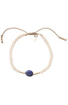 Emotion Armband Lapislazuli Gold via Sophie Stone