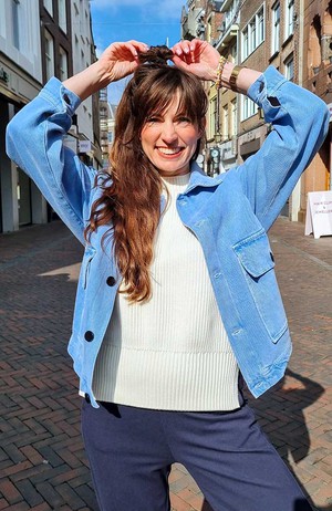 Quercia jacket blue from Sophie Stone