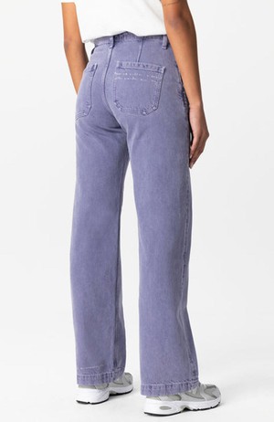 Von Wilma Jeans mit weitem Bein violett from Sophie Stone