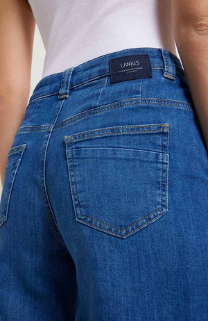 Marlene Jeans mit hoher Taille, mittelblau from Sophie Stone