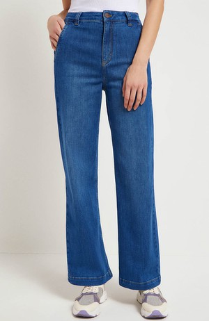 Marlene Jeans mit hoher Taille, mittelblau from Sophie Stone