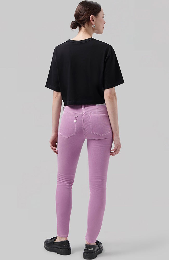 Skyler schmale Jeans kühles Rosa from Sophie Stone