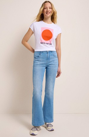 Flared Jeans hellblau from Sophie Stone