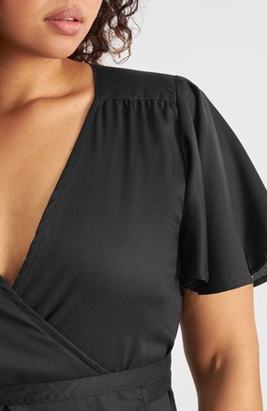 Kungsham wrap dress black from Sophie Stone