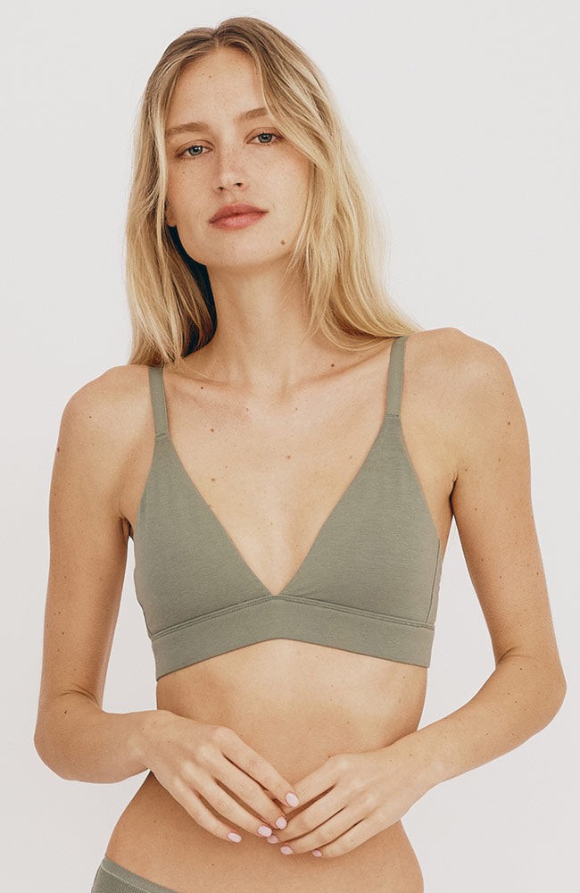 Kern Dreieck Bralette Seegras from Sophie Stone