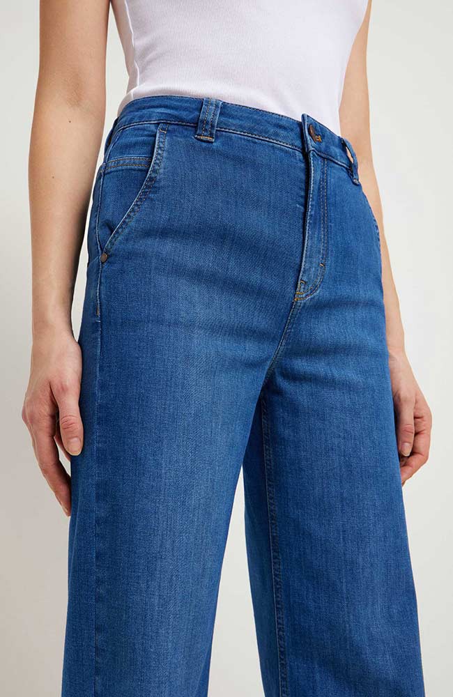 Marlene Jeans mit hoher Taille, mittelblau from Sophie Stone