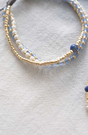 Krieger-Armband Lapislazuli Gold from Sophie Stone