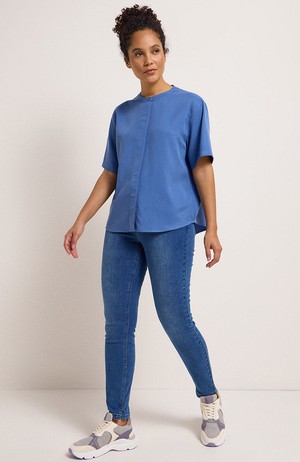 Bluse blau from Sophie Stone